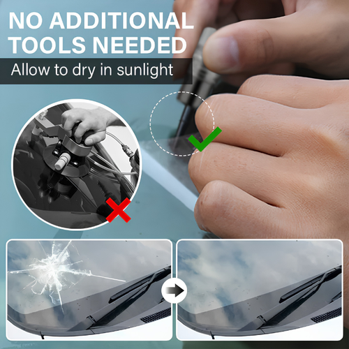HERNANDEZ GlassFix — Windshield Chip & Crack Repair Kit