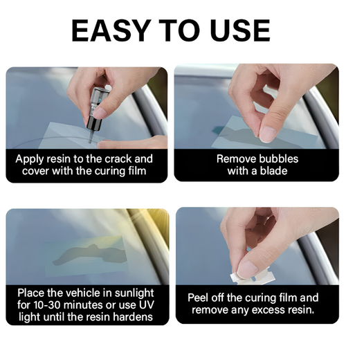 HERNANDEZ GlassFix — Windshield Chip & Crack Repair Kit